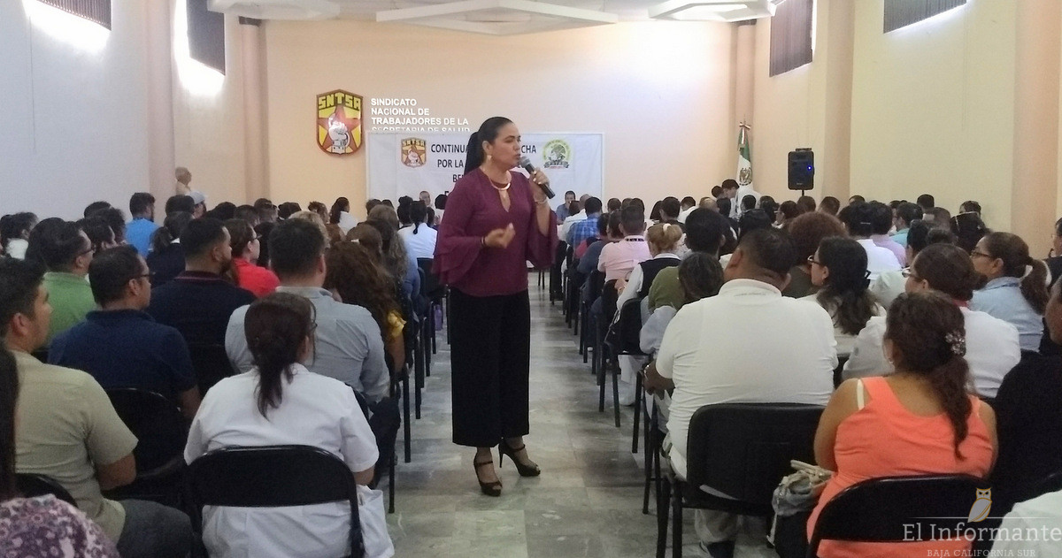 La organización sindical del SNTSA es única en su Sección 61 BCS: Isabel de  la Peña Angulo